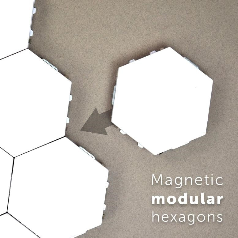 Quantum lamp led Hexagonal lamps modular touch sensitive lighting night light magnetic hexagons creative decoration wall lampara