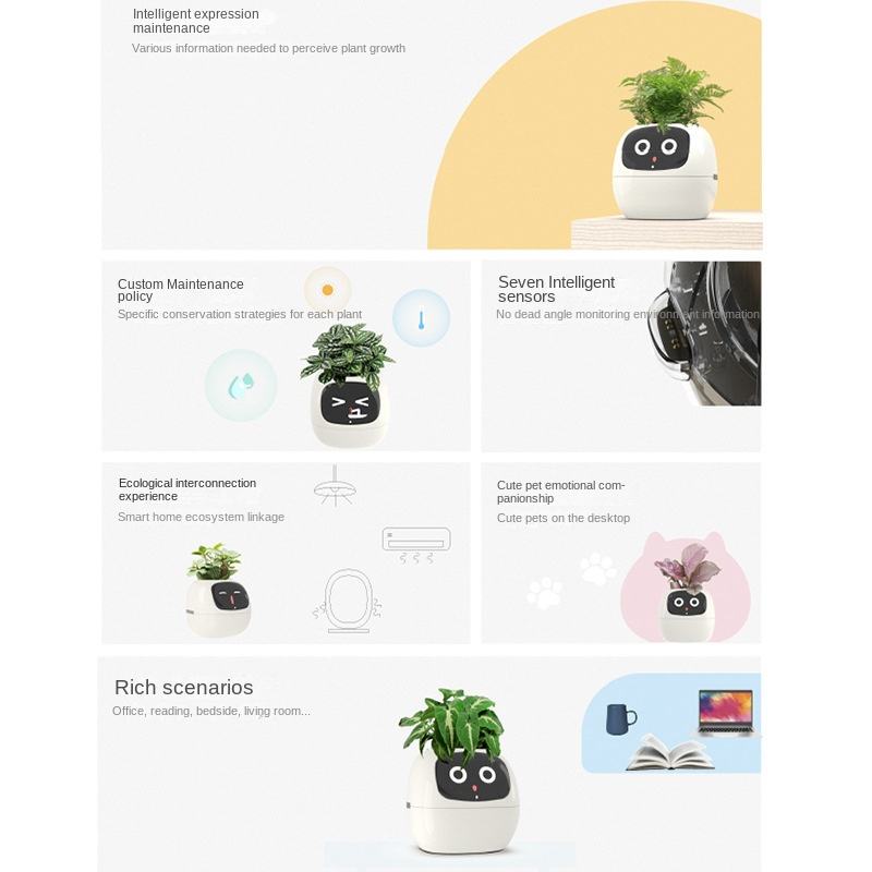 Auto Absorbent Interactive Planter Eco-friendly