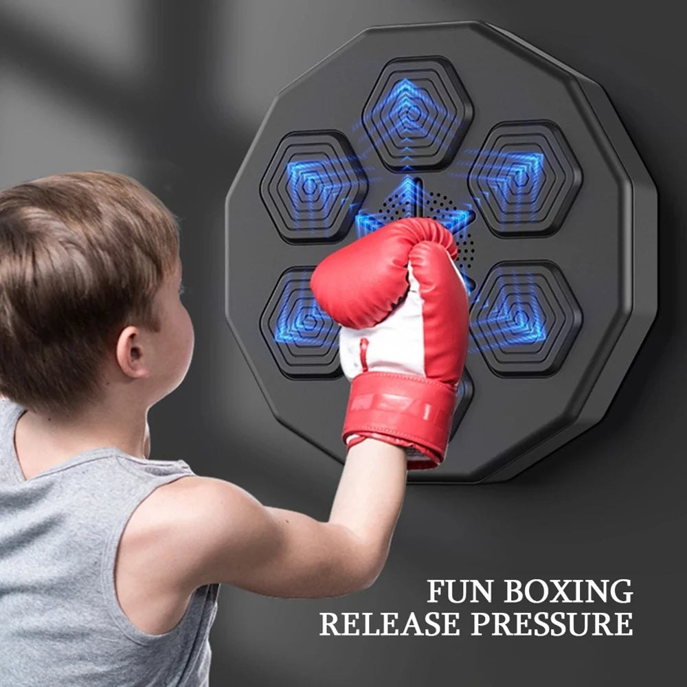 Smart Music Boxing Machine Wall Mounted Bluetooth Smart Fun Punch Boxing Trainer Wall Target Punching Pads Suitable For Home