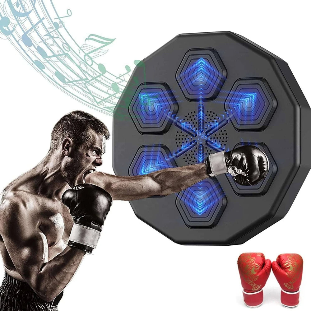 Smart Music Boxing Machine Wall Mounted Bluetooth Smart Fun Punch Boxing Trainer Wall Target Punching Pads Suitable For Home